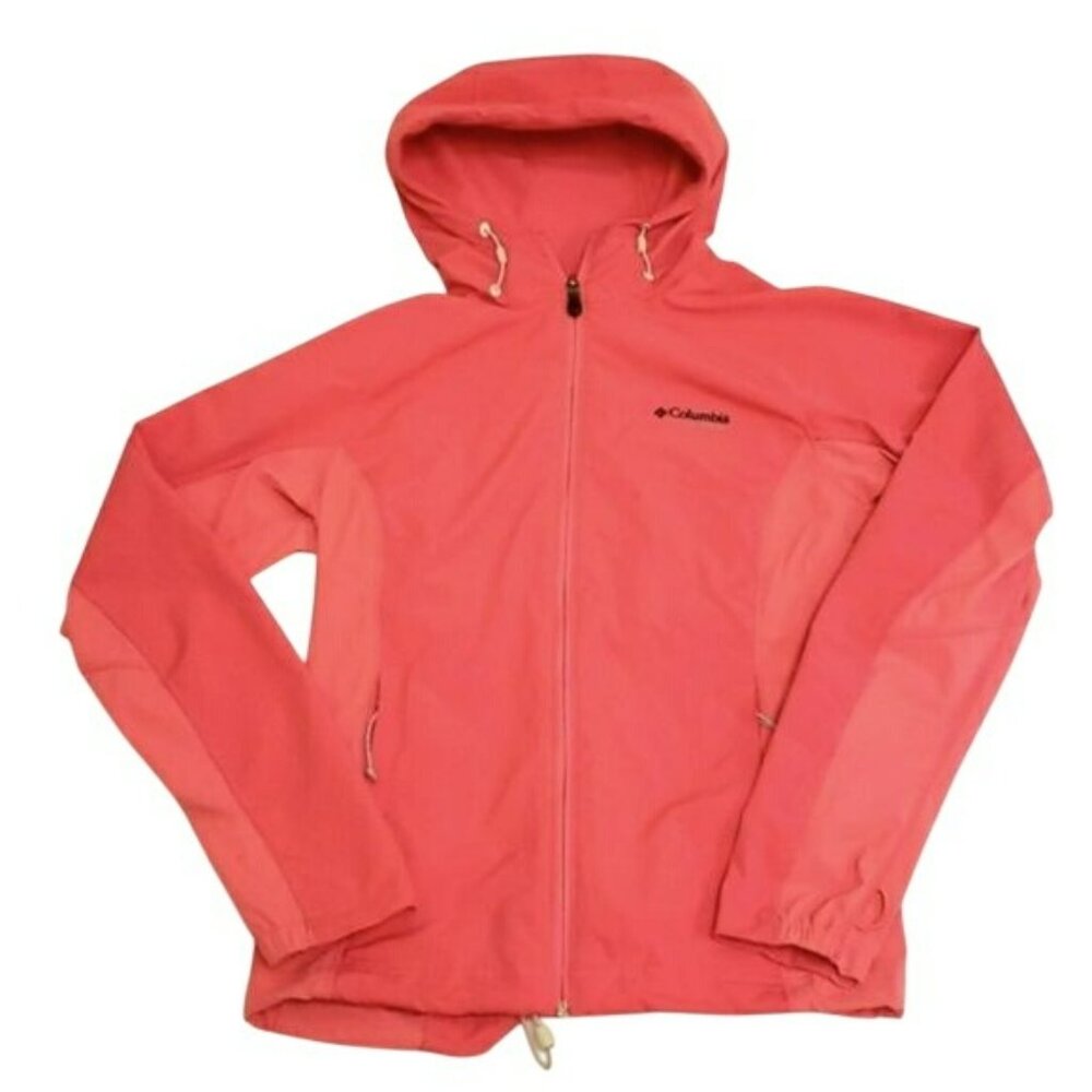 Columbia Titanium Windbreaker Jacket All-Weather Zip Up Pink Women's Medium M